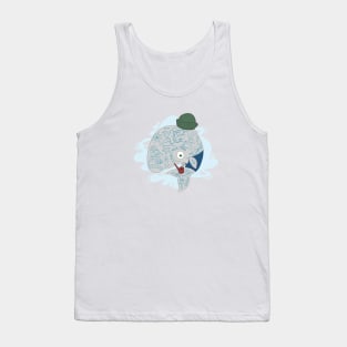 SAILOR WHALE Tank Top